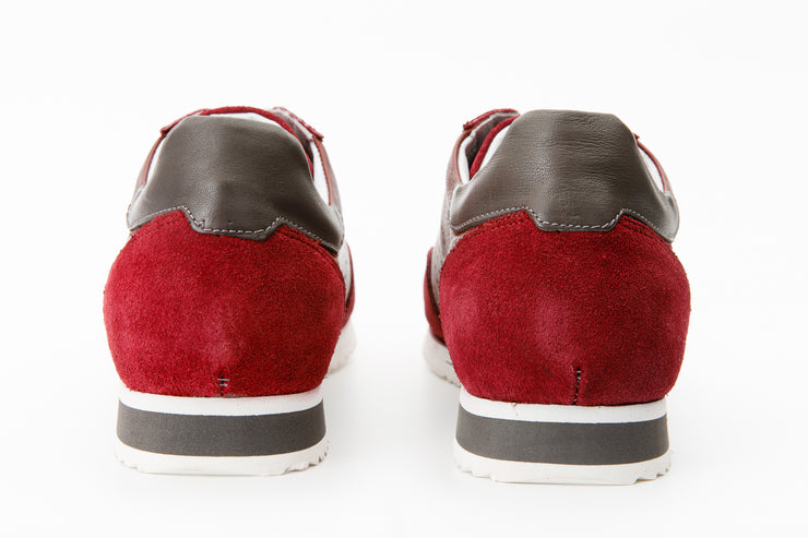 The Rotello Burgundy Leather Sneaker