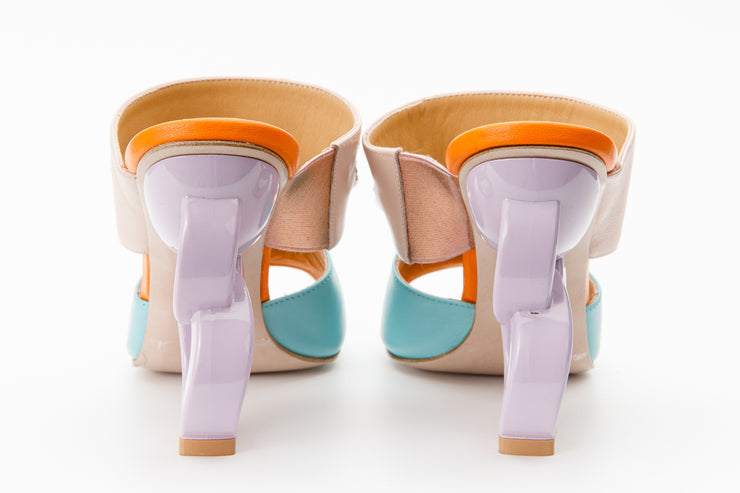 The Vouge Multicolor Leather Sandal