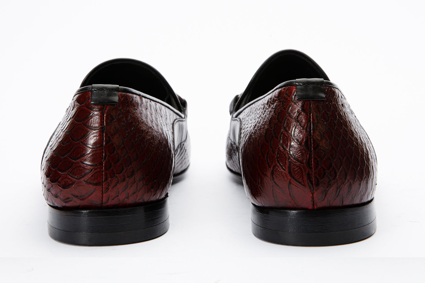 The Milano Burgundy Shoe Bit Loafer Men Shoe