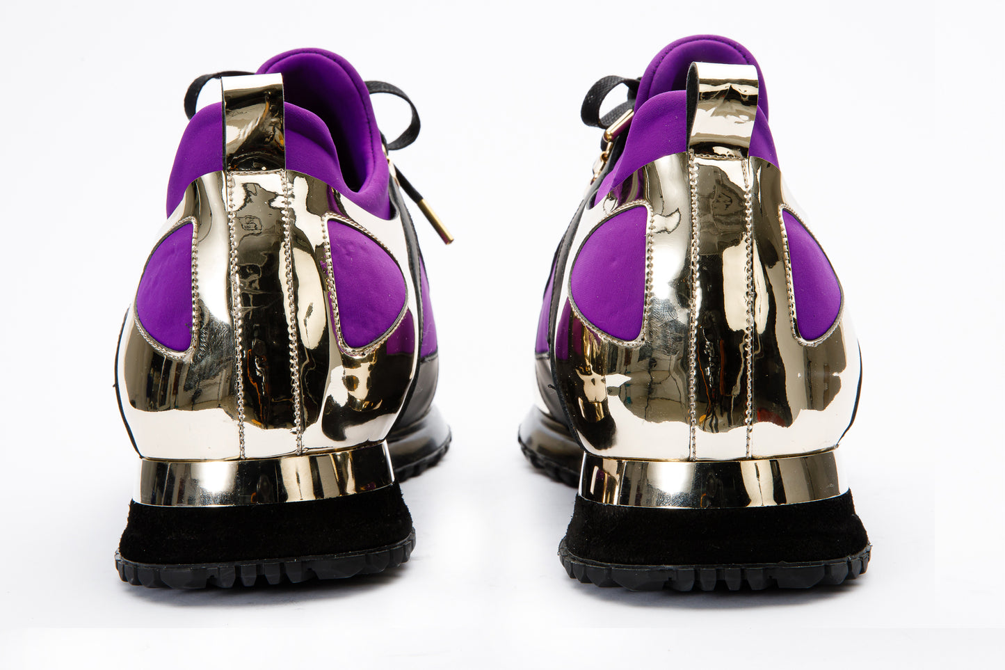 Zapatillas de deporte de cuero morado Emir para hombre, edición limitada