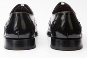 The Dicle Black/Burgundy Wingtip Semi Brogue Derby Shoe