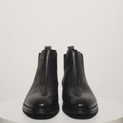 The Oslo Black Leather Chelsea Boot