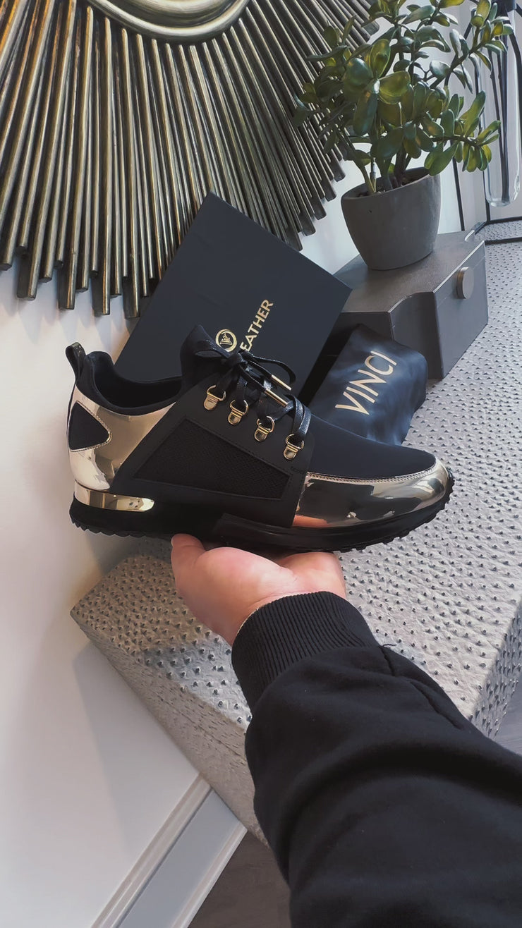 The Emir Gold Leather Sneaker For Men Limited Edition