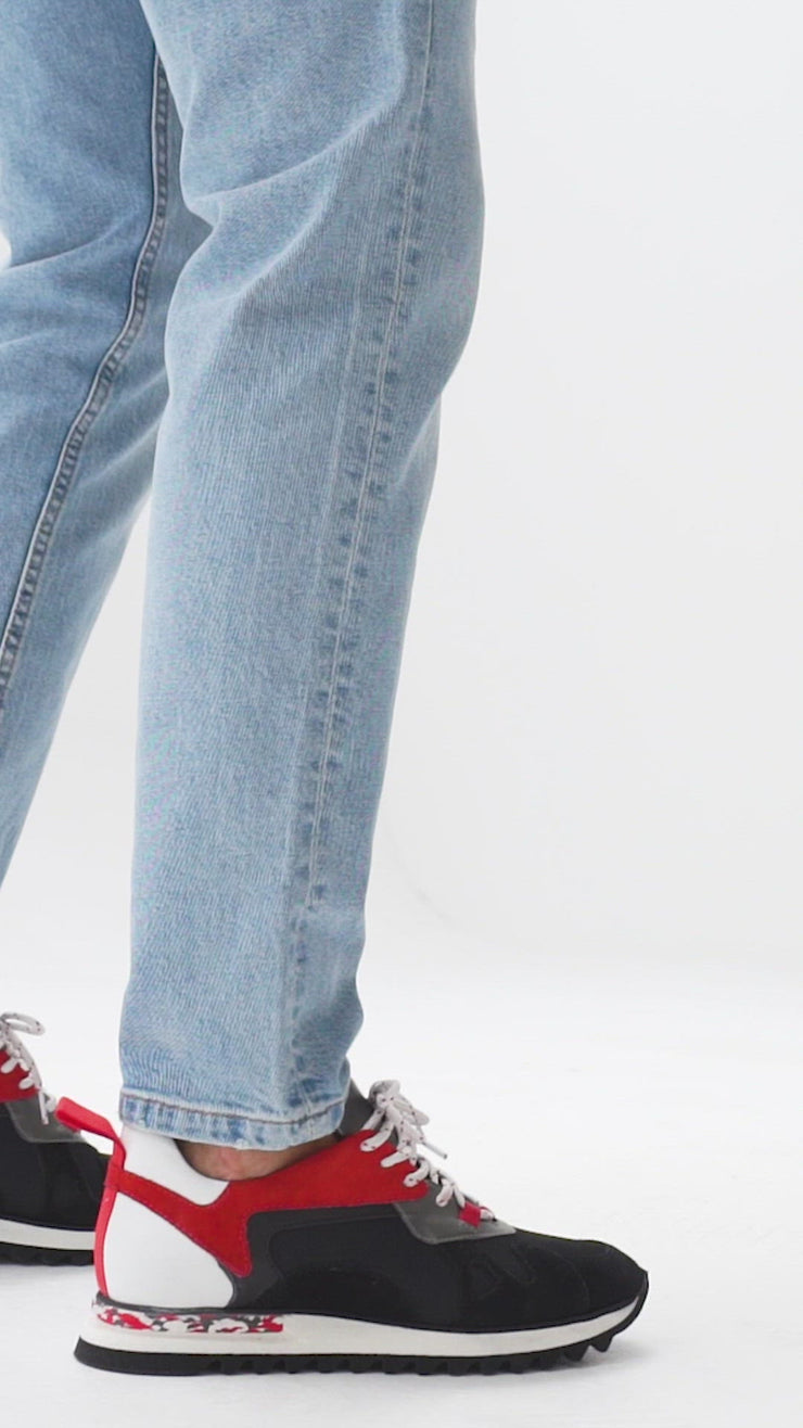The Tyler Black Leather Sneaker Final Sale!