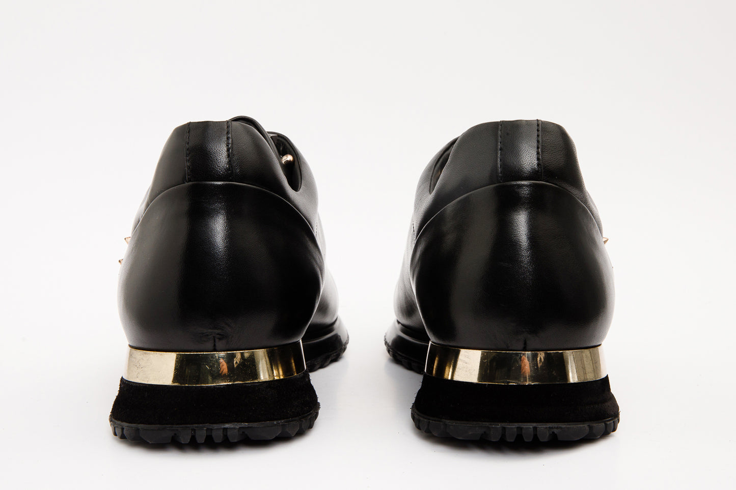 The Infanta Black Spike Leather Men  Sneaker Limited Edition