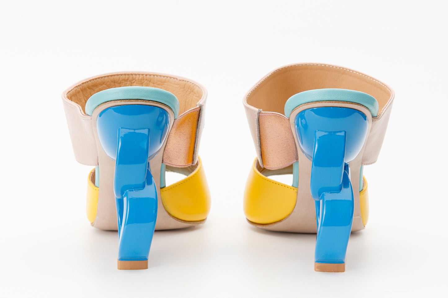 ¡Venta Final de las Sandalias de Cuero Multicolor para Mujeres Vouge!