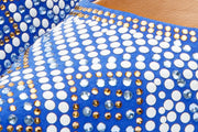 The Nampula Sax Blue Glitter Leather Pump