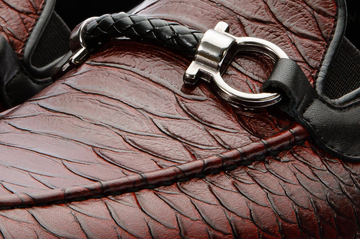 The Milano Burgundy Shoe Bit Loafer