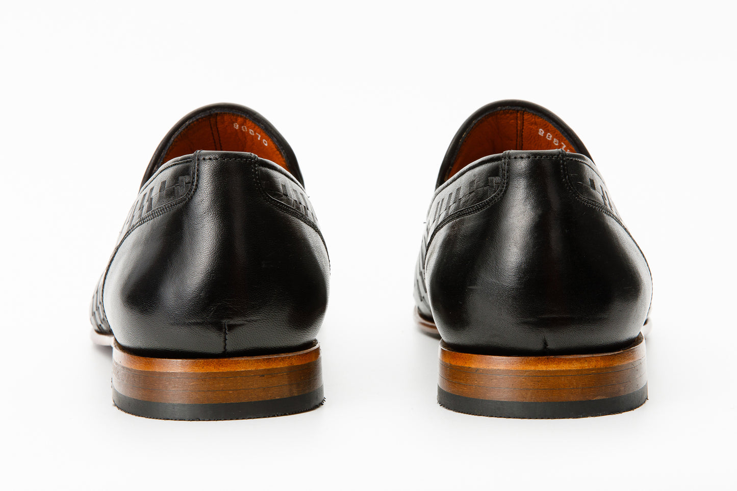 The Meram Black Leather Tassel Slip-On Loafer Men Shoe