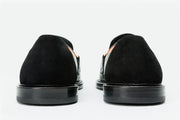 The Gemena Black & Orange Shoe Bit Dress Loafer