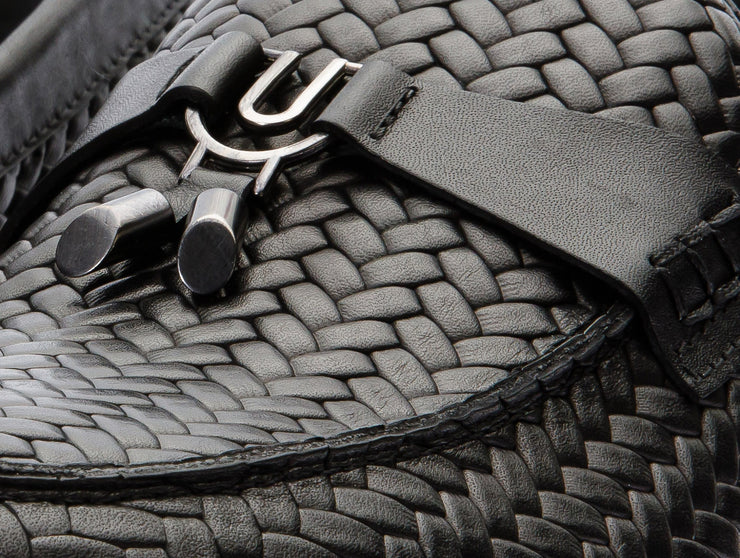 The Sperry Black Leather Tassel Loafer