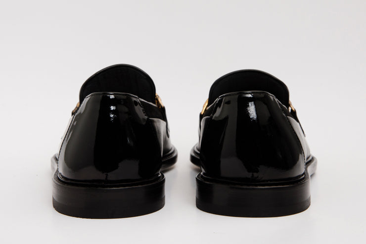 The Gemena Black Shoe Bit Dress Loafer