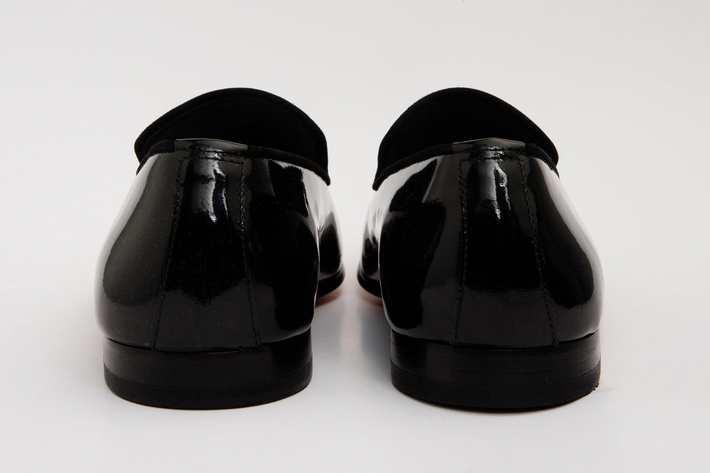 The Pombe Black Patent Leather Dress Slip-on Loafer Men  Shoe