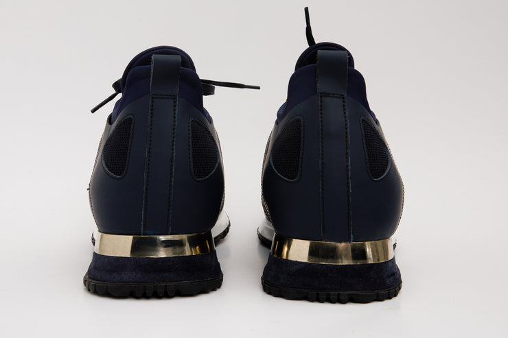 The Emir Navy Leather Sneaker For Men