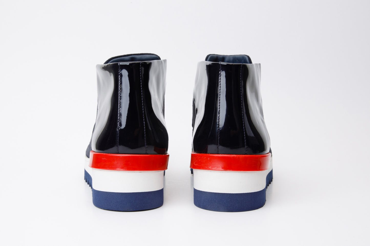 The Kagan Navy Blue Wingtip Chukka Men Sneaker Boot