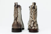 The Boss Natural Pythn Snk Zip-Up Leather Boot Limited Edition