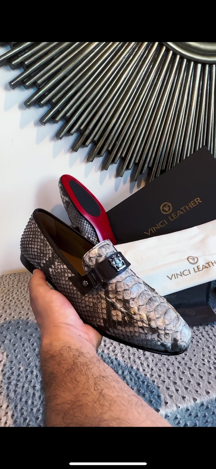 The Boss Pyth Naturel Color Shoe Bit Loafer