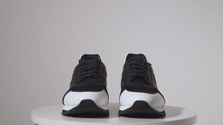 The Jenner Black Leather Sneaker