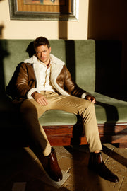 The Manby Brown Leather Chelsea Boot