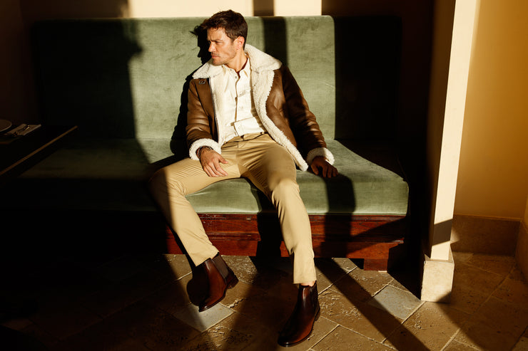 The Manby Brown Leather Chelsea Boot