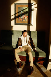 The Manby Brown Leather Chelsea Boot