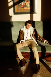 The Manby Brown Leather Chelsea Boot