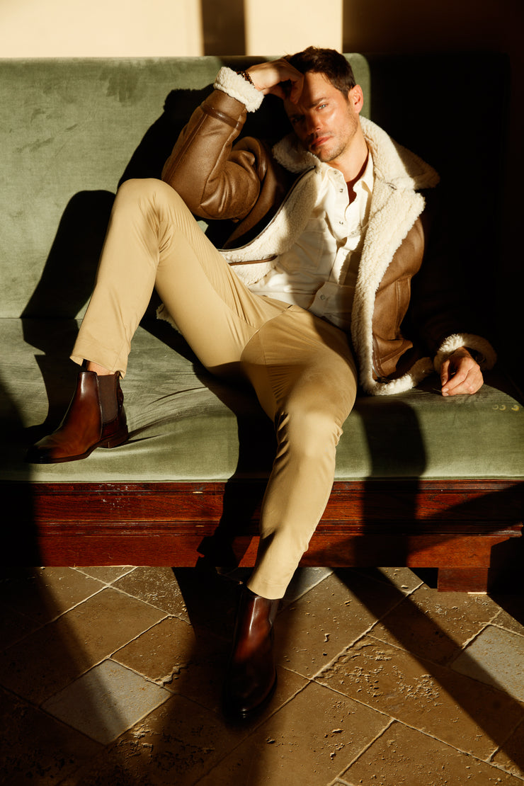 The Manby Brown Leather Chelsea Boot