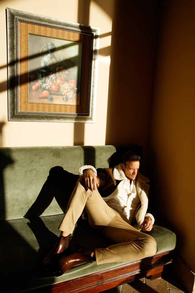 The Manby Brown Leather Chelsea Boot