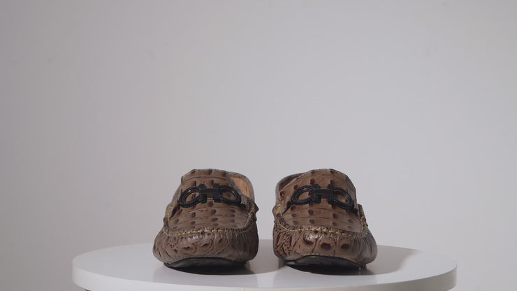 The Tanca Dark Vizon Leather Bit Loafer