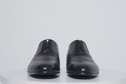 The Roma Black Leather Wingtip Oxford Shoe