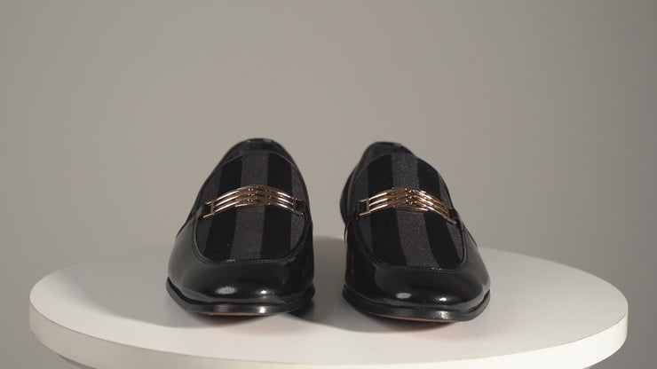 The Pontalto Leather Shoe Black Bit Loafer