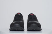 The Kilo Black Leather Sneaker