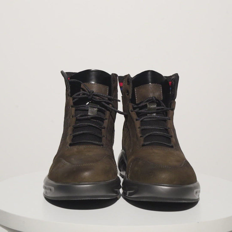 The Caracas Green Suede Leather Casual Boot