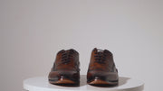 The Royal Hand Craft Brown Wingtip Oxford Shoe