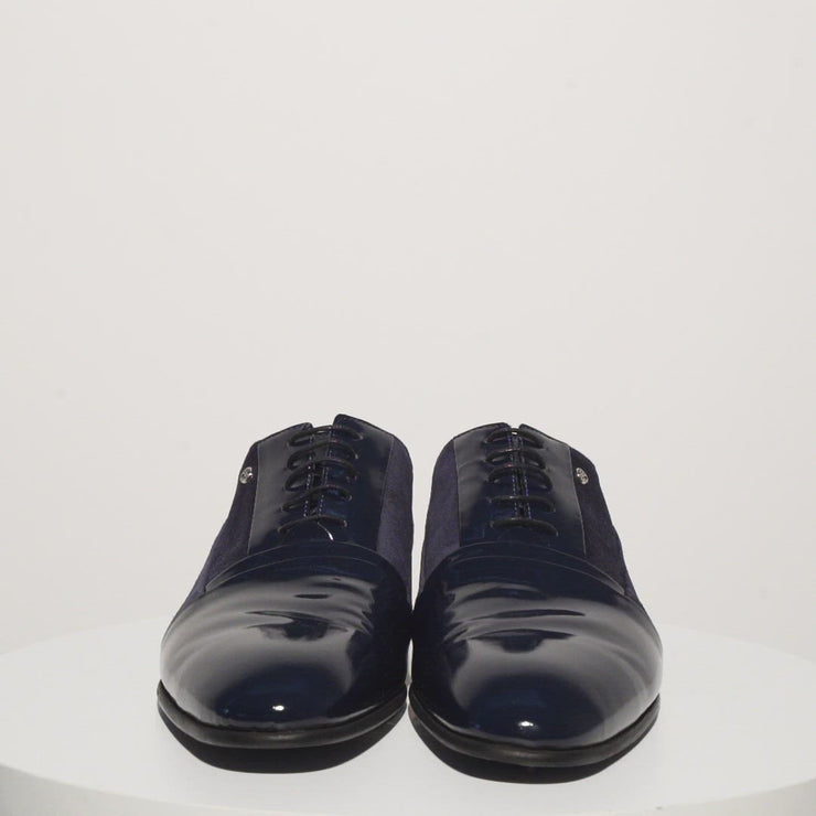 Colombo Navy Blue Cap Toe Oxford Shoe