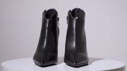 The Abriel Black Leather Ankle Boot