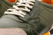 The Erbil Green Leather Sneaker