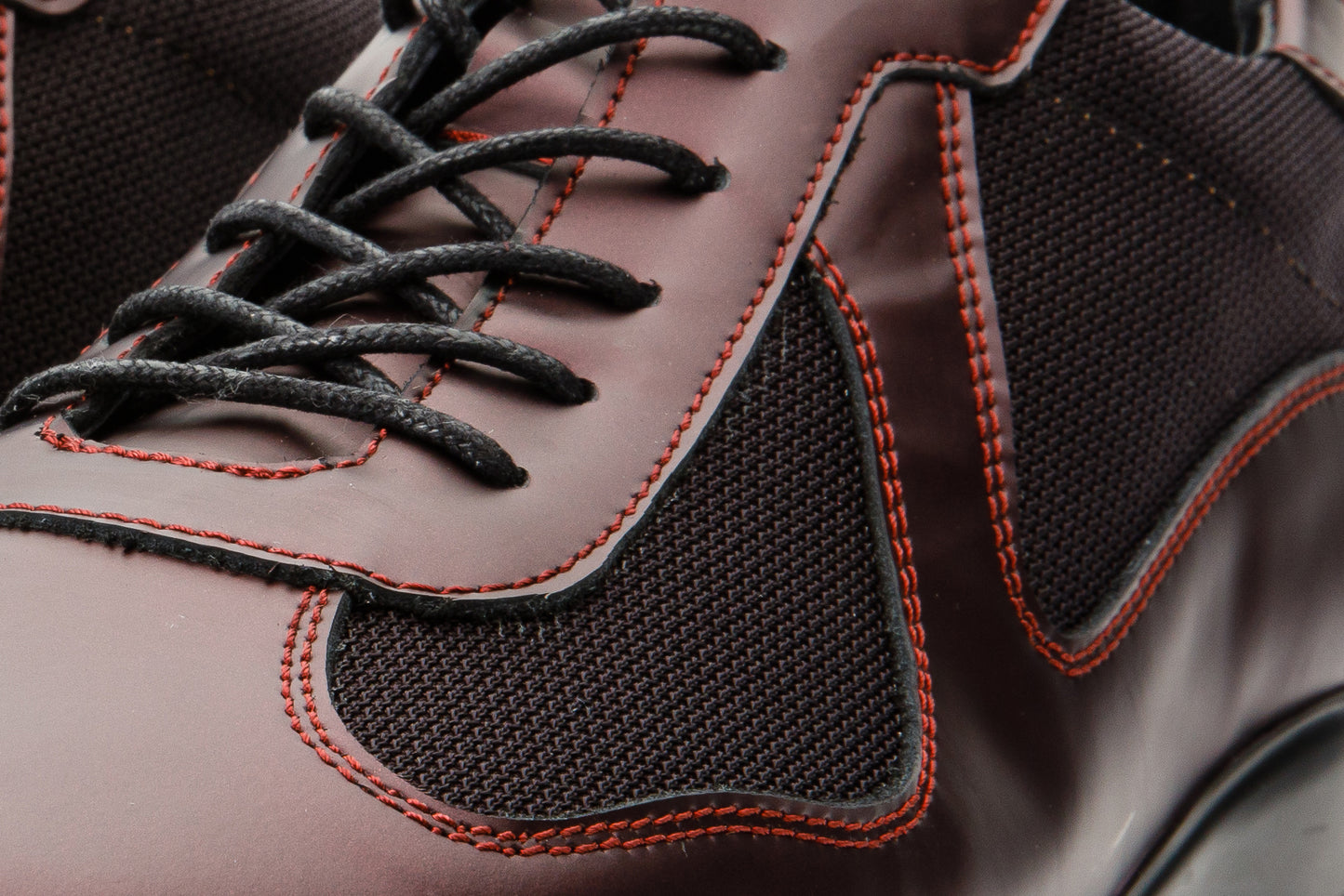 حذاء Zona Burgundy Leather للرجال للبيع النهائي!
