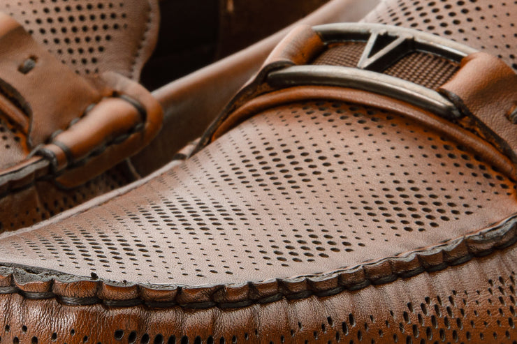 The Riobamba Brown Leather Bit Loafer