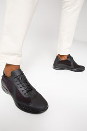 The Zona Black Leather Sneaker