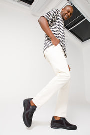 The Zona Black Leather Sneaker
