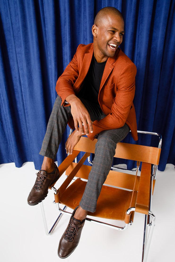 The Madrid Brown Leather Casual Shoes