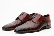 The Porto Alegre Burgundy Leather Derby Shoe