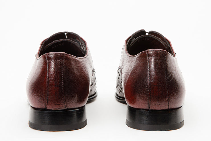 The Porto Alegre Burgundy Leather Derby Shoe