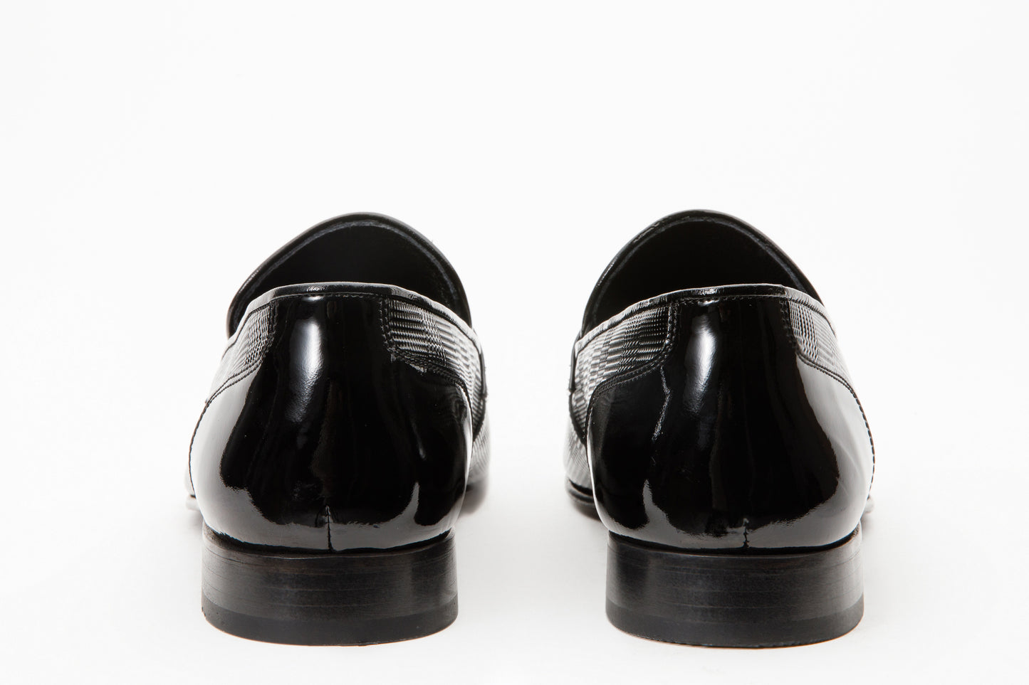 The Warsaw Men Shoe Black Leather Bit Loafer