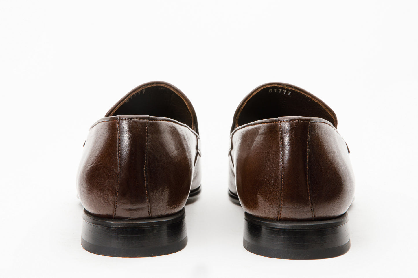 The Pusan Brown Leather Bit Loafer Men Shoe