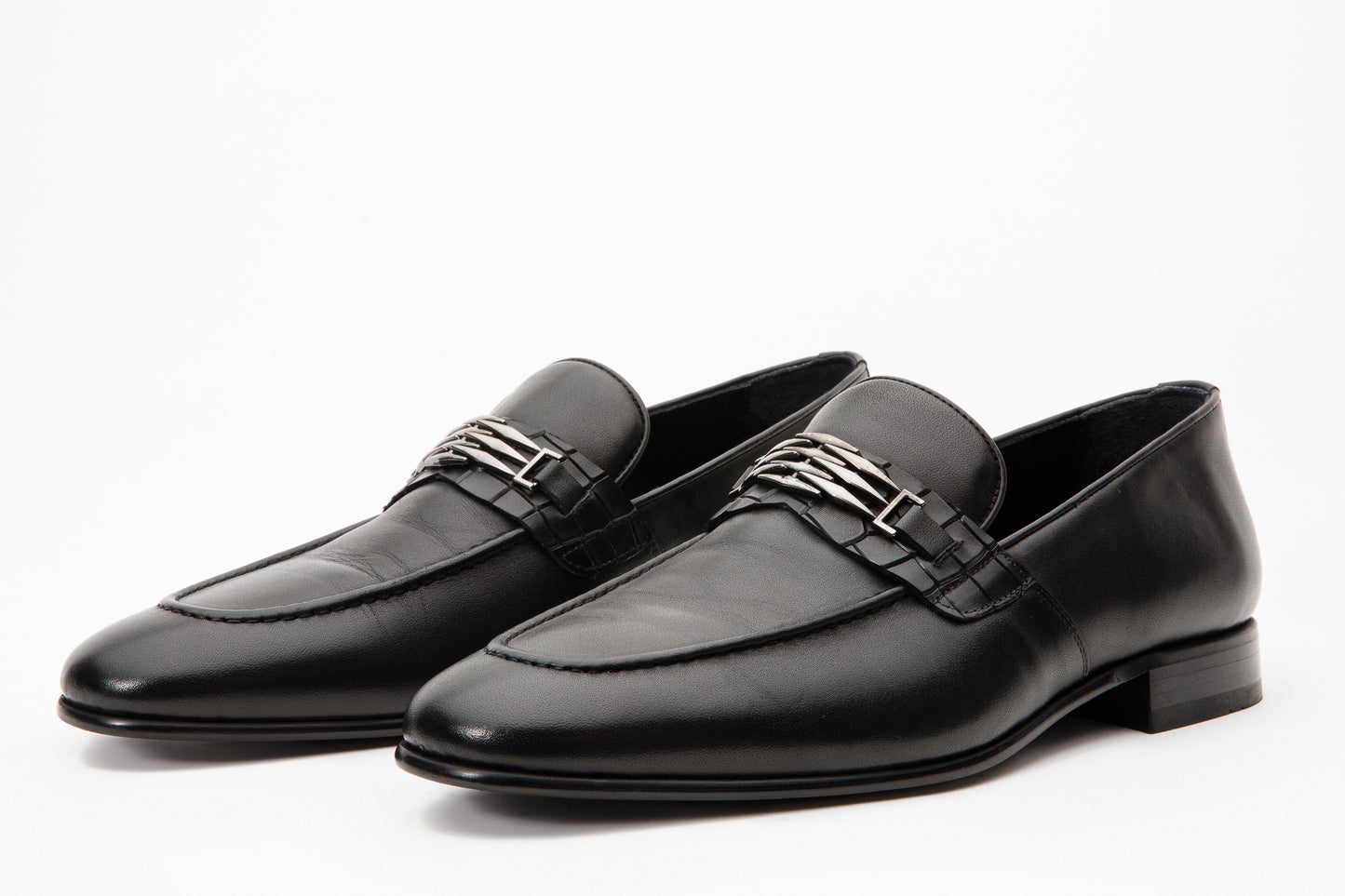 The Bogota Black Bit Loafer Men Shoe
