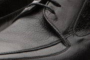 The Gardi Black Leather Derby Shoe