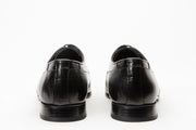 The Gardi Black Leather Derby Shoe