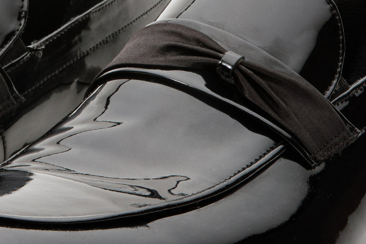 The Dodoma Black Patent  Leather Loafer Shoe